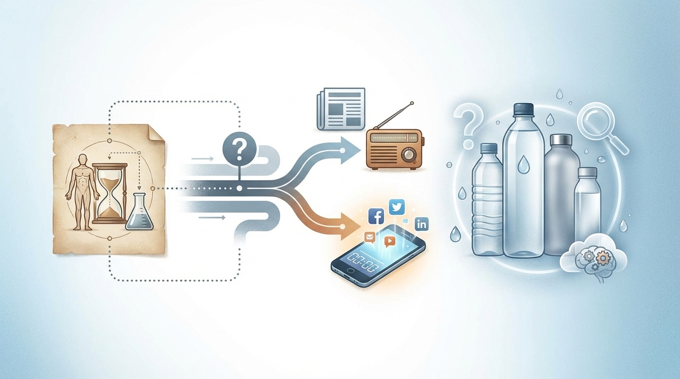 2 litres d'eau par jour - Origine et Évolution de la Règle des 2 Litres : Pourquoi Ce Mythe Persiste