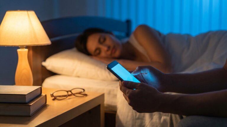 lumière bleue sommeil - Image de couverture