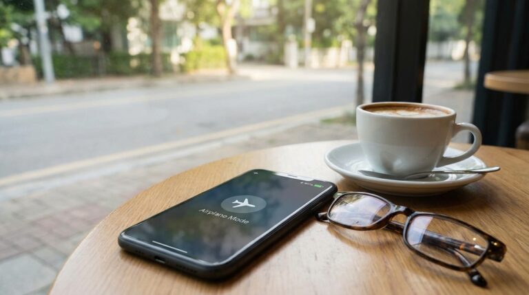 mode avion économise batterie - Image de couverture