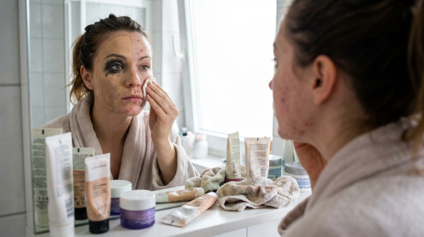 maquillage abîme la peau en situation réelle